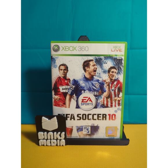 FIFA Soccer 10 Xbox 360 Microsoft 2009 Soccer Futbol Video Game 4 Players Teams - Picture 1 of 5